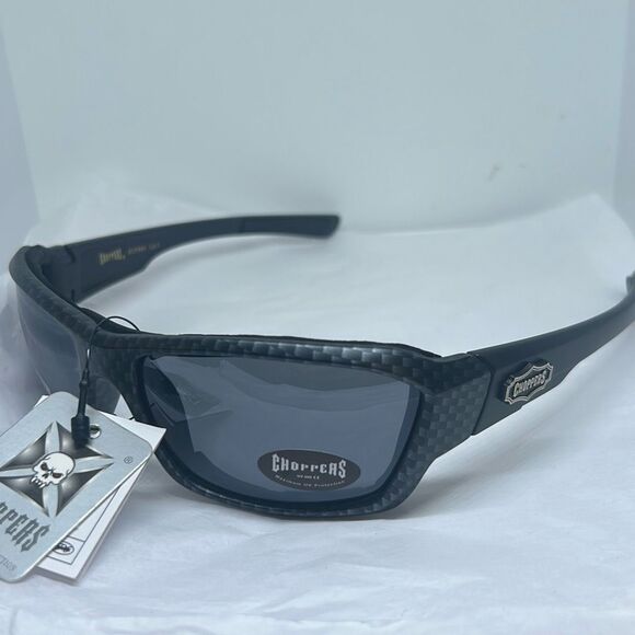 Choppers Padded Sunglasses – Maximum UV Protection – Motorcycle Riding Glasses - Picture 1 of 3